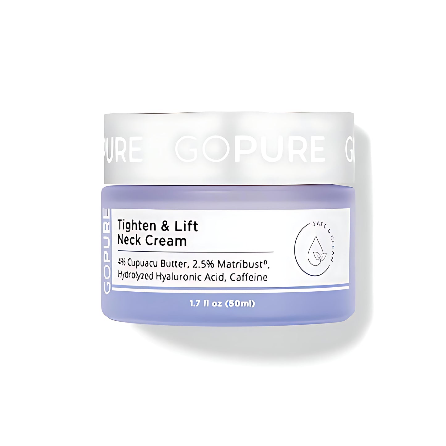 goPure Neck Cream Tighten & Lift FirmingCream for Crepey Skin TighteningCosmetic -Clinically Proven, Safe & Clean,Dermatologist Recommended, CrueltyFree